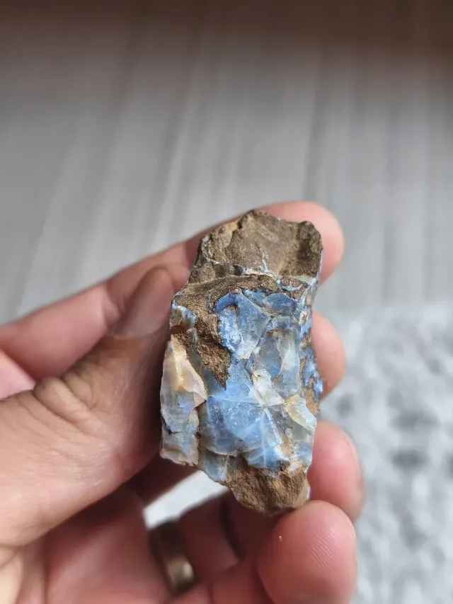 Opal Boulder Brut Natural (Australia) – Specimen de Colecție / Lapidat – fotografia 6 din 8