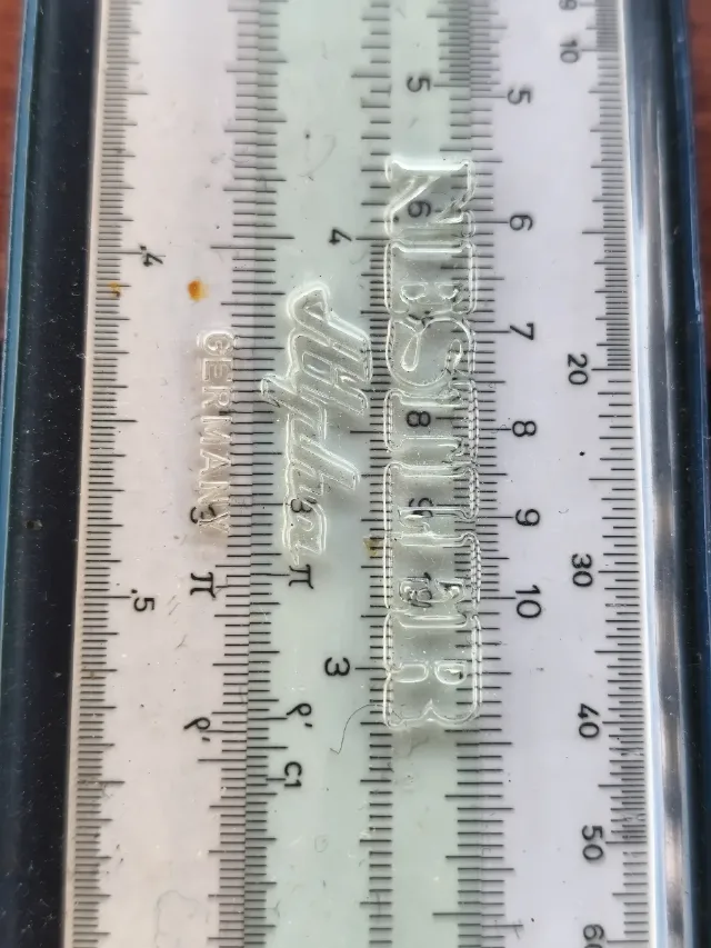 Riglă de calcul vintage Nestler Alpha No. 0251 – Cu etui original, stare excelentă – fotografia 4 din 7