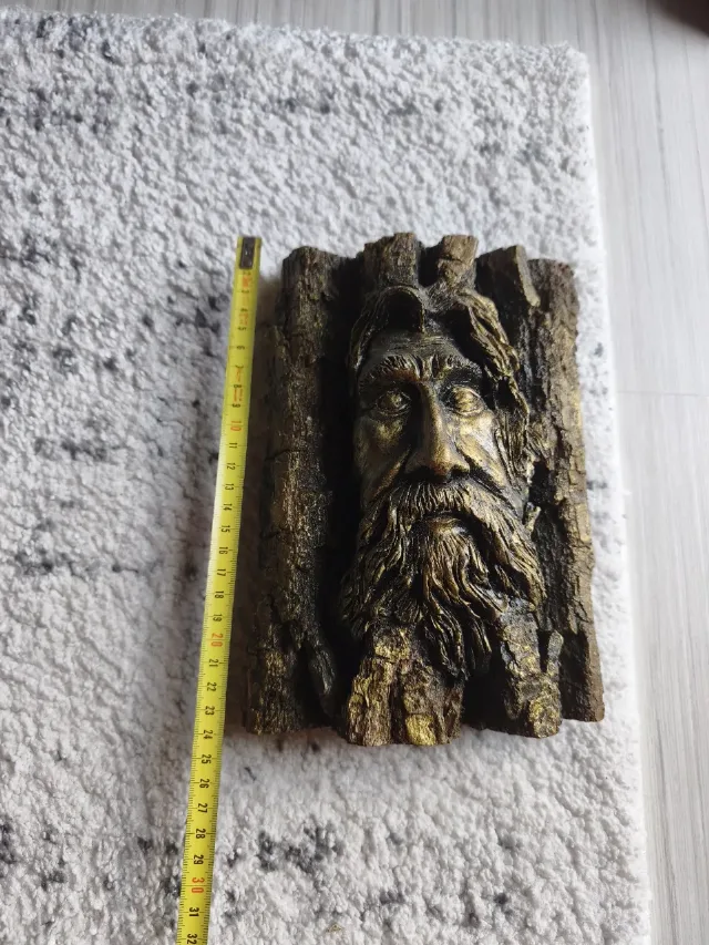 Sculptură deosebită în lemn „Zamolxe” – Artist Voican Adrian  – Unicat – fotografia 4 din 8