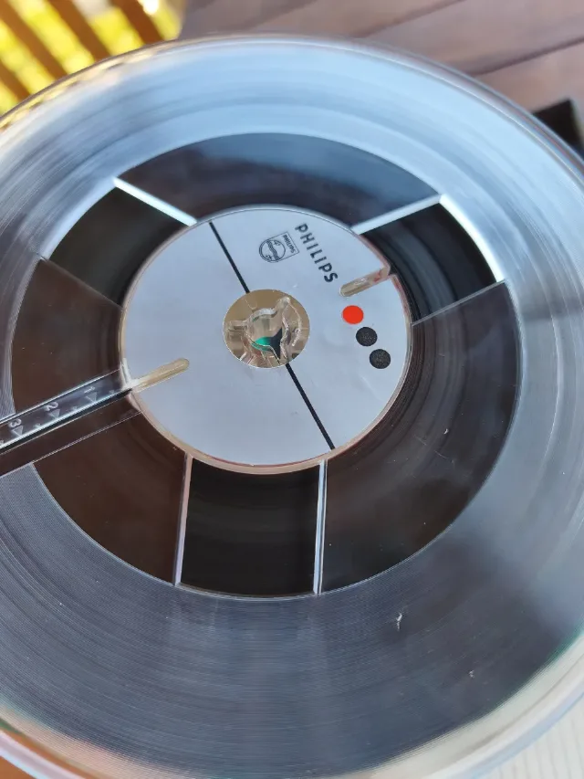 Bandă magnetofon vintage Philips LP18 Langspiel (18 cm / 540m) – Low Noise – fotografia 6 din 8