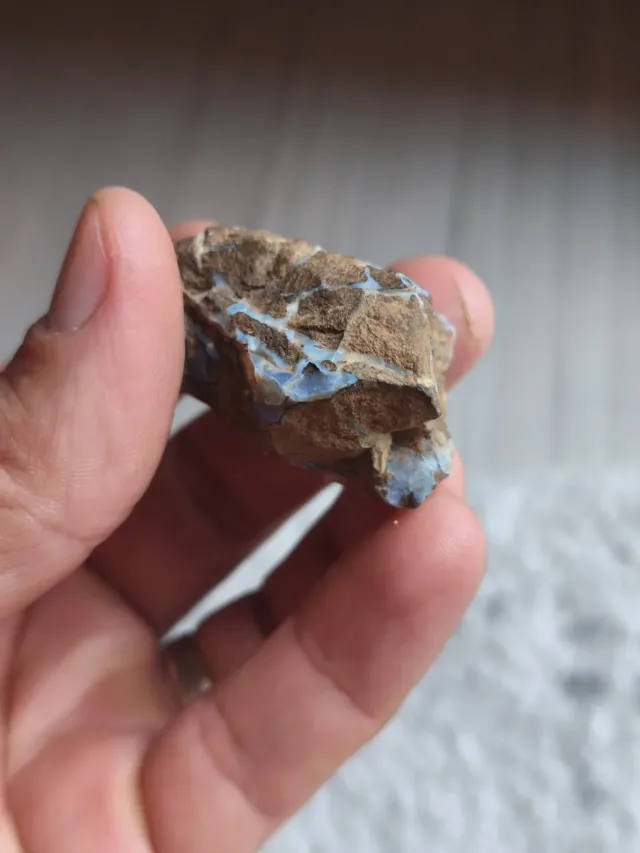 Opal Boulder Brut Natural (Australia) – Specimen de Colecție / Lapidat – fotografia 8 din 8