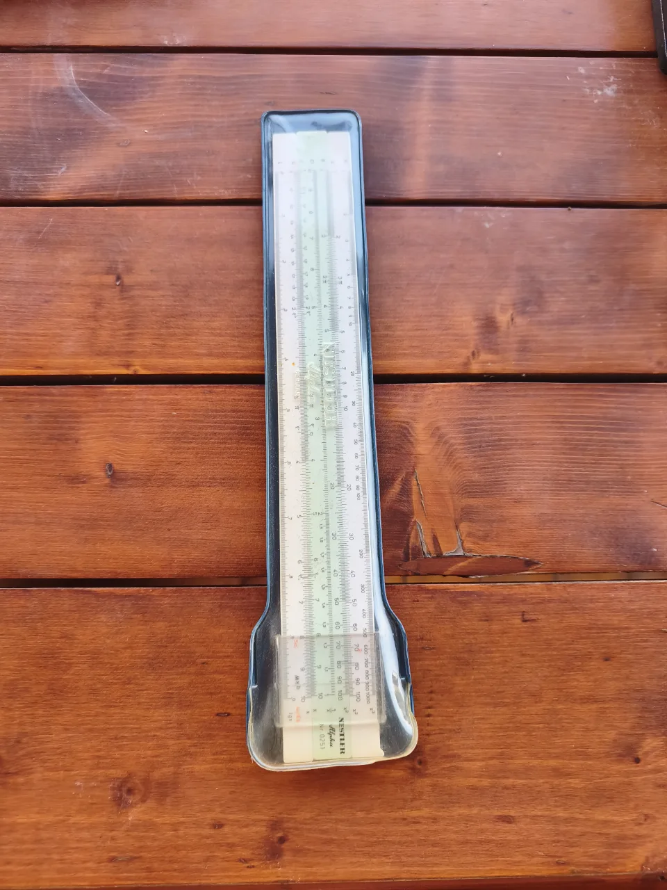 Riglă de calcul vintage Nestler Alpha No. 0251 – Cu etui original, stare excelentă – Bistrița-Năsăud, Bistrița-Năsăud