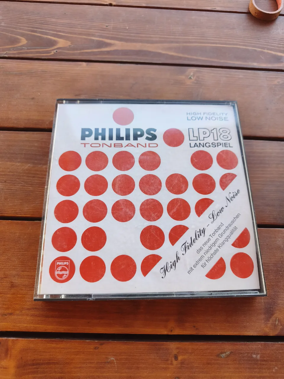 Bandă magnetofon vintage Philips LP18 Langspiel (18 cm / 540m) – Low Noise – Bistrița-Năsăud, Bistrița-Năsăud