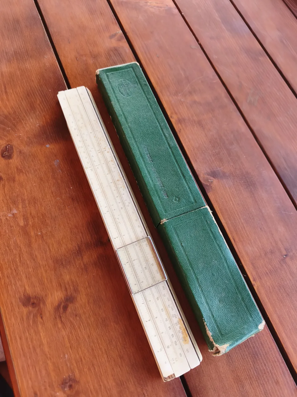 Rigla Calcul Vintage FABER-CASTELL (Ediție Tehnică Inginerie Civilă / Beton Armat) – Cu Toc Original – Bistrița-Năsăud, Bistrița-Năsăud