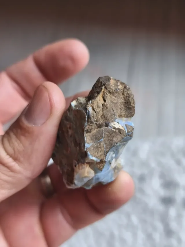 Opal Boulder Brut Natural (Australia) – Specimen de Colecție / Lapidat – fotografia 7 din 8
