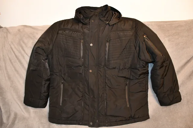 Scurta barbateasca de iarna marime 62-64 culoare neagra gluga detasabila – Braşov, Brașov