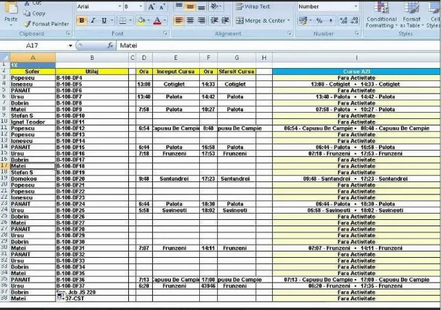 Gestiune flota auto GPS – Bucea, Cluj