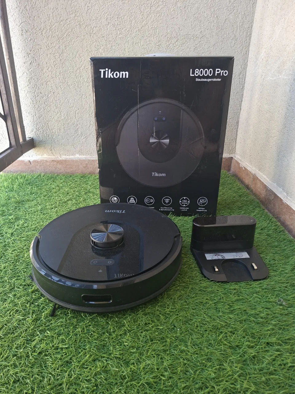 Aspirator Robot Tikom L8000 Pro cu Mop, 6000Pa, Navigare Lidar, Control prin Aplicație, 150 Min – Iasi, Iași
