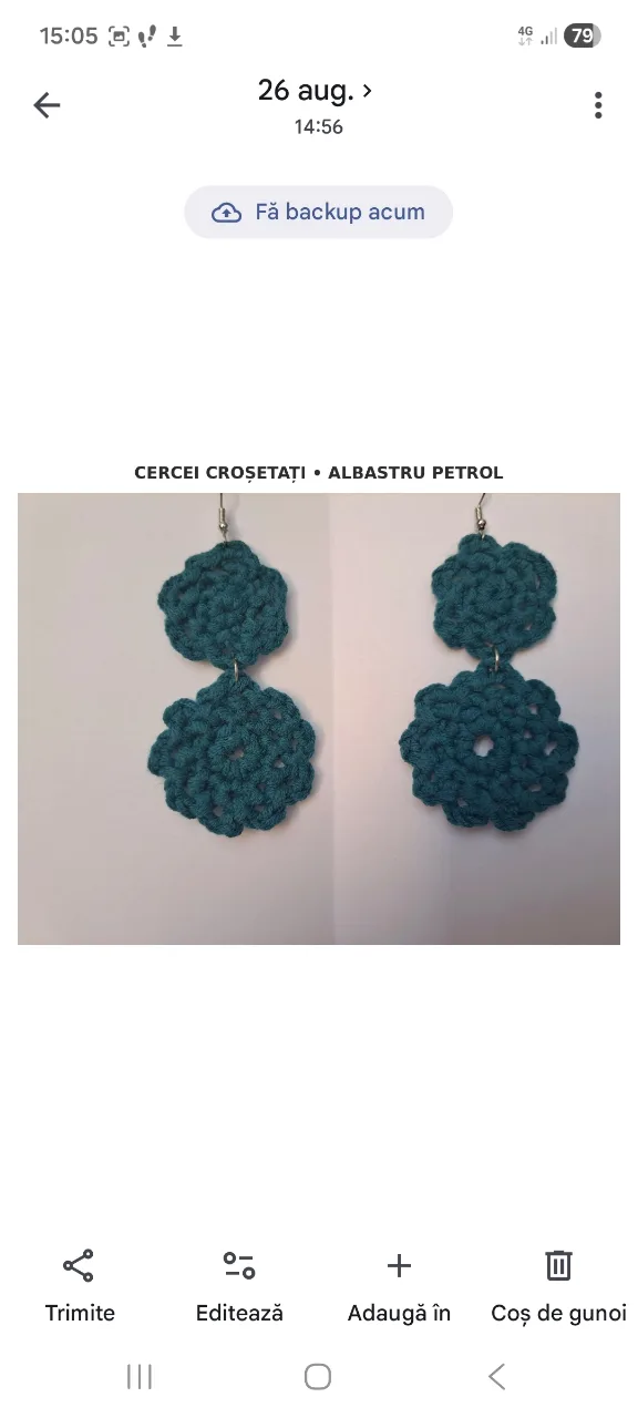 Cercei Albastru Petrol – Arad, Arad