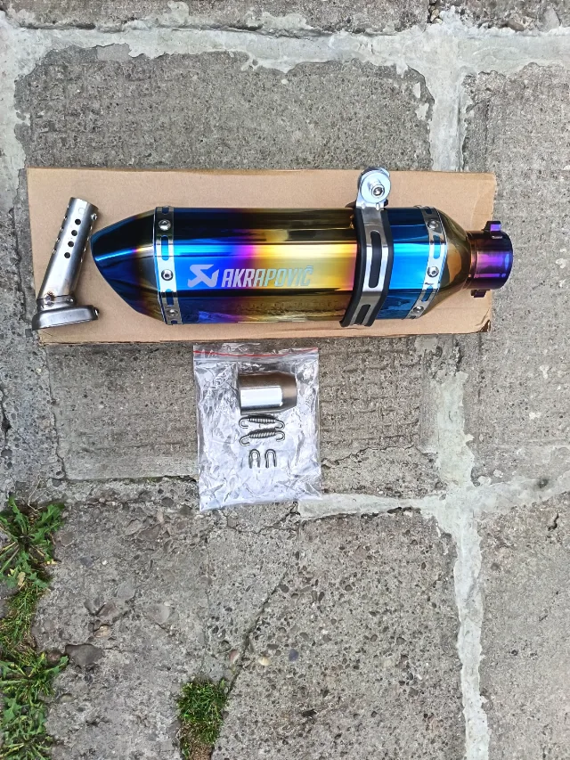 Toba SPORT MOTO / ATV AKRAPOVIC / SC ROJECT BLUE FLAME ! NOU – fotografia 1 din 2