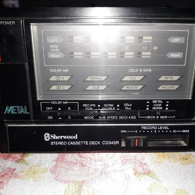 Sherwood CD345R Cassette Deck • Sunet Analogic Pur – fotografia 3 din 5
