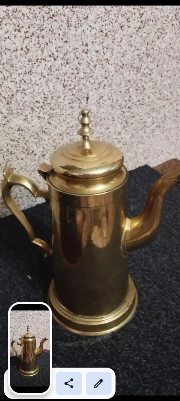 ceainic cafea Alamă stare buna – fotografia 2 din 3