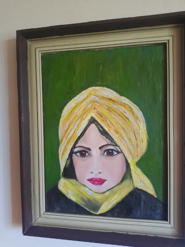 Tablou pictură Ulei pe pânză stare foarte buna – Topoloveni, Argeș