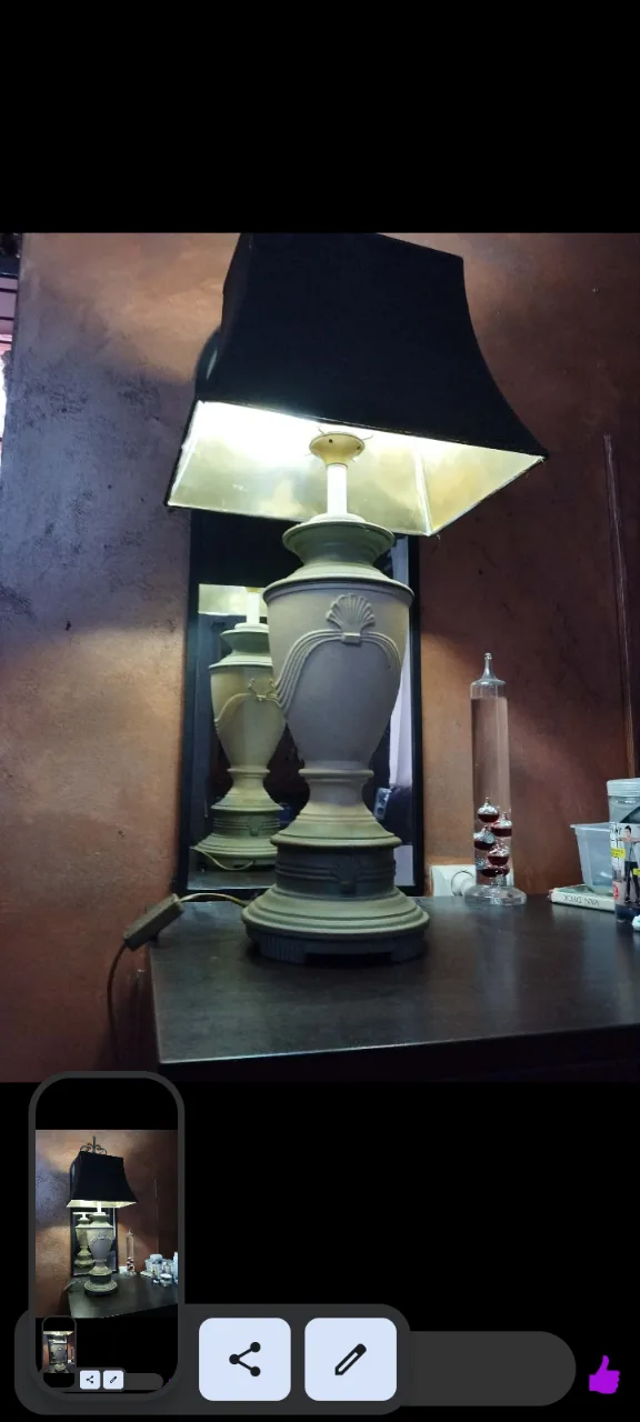 Lampă electrică ceramică Italia stare buna – fotografia 2 din 5