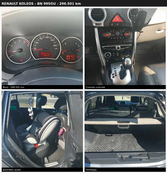 Vând Renault koleos , automat, 4x4 , 2.0 d, Bose 2009 – fotografia 7 din 8