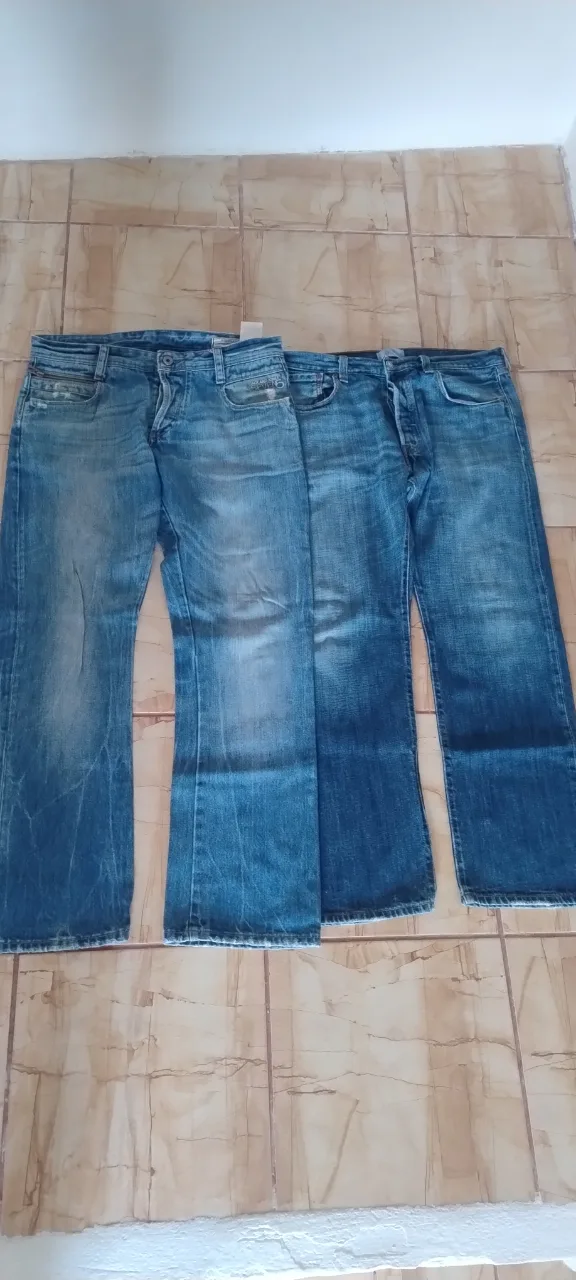Vând, 2 perechi de blugi pentru bărbați, Jack & Jones Seven5 și Levi's 501 Original Fit! – Otelu Rosu, Caraș-Severin