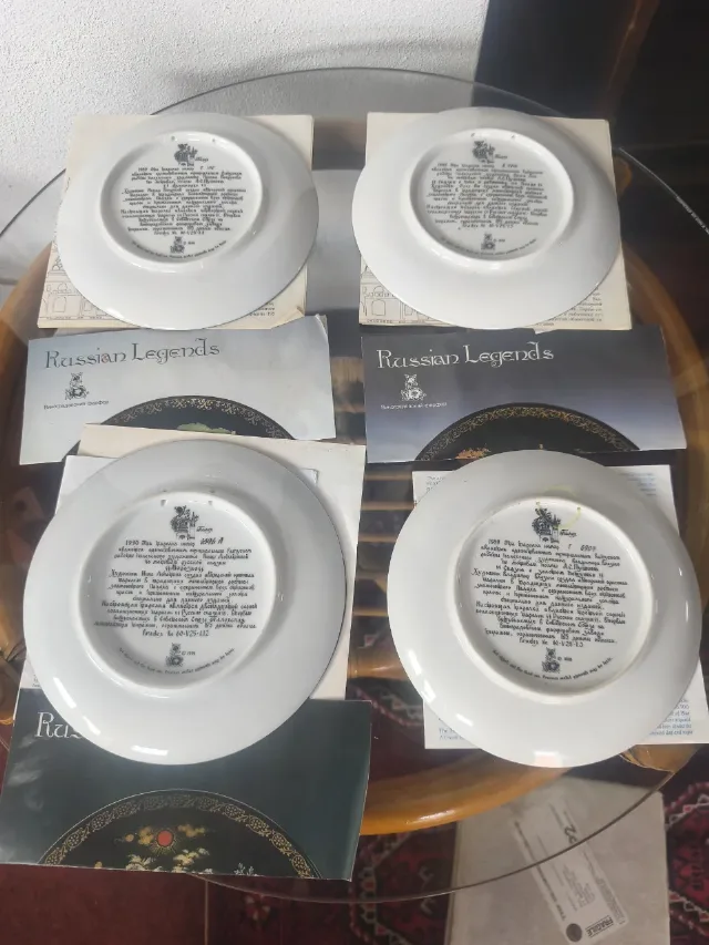farfurii decorative de colecție din seria Legende Rusești – fotografia 6 din 6