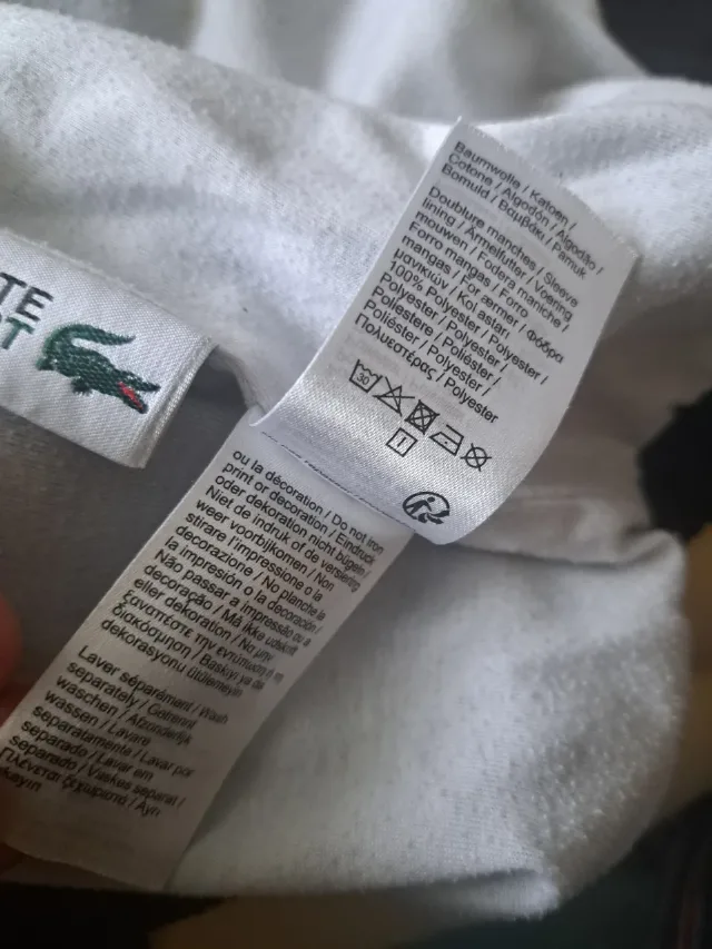 bluza trening Lacoste marime M – fotografia 7 din 7