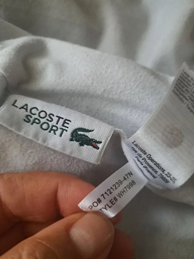 bluza trening Lacoste marime M – fotografia 3 din 7