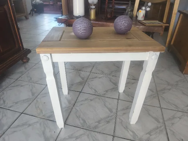 măsuță din lemn masiv in stil rustic – fotografia 5 din 5