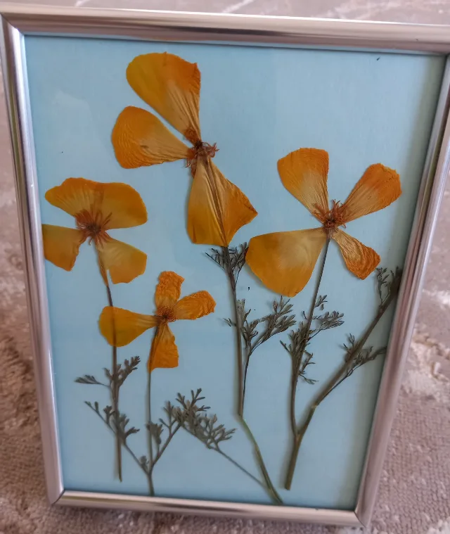 Tablou handmade cu flori – fotografia 2 din 5