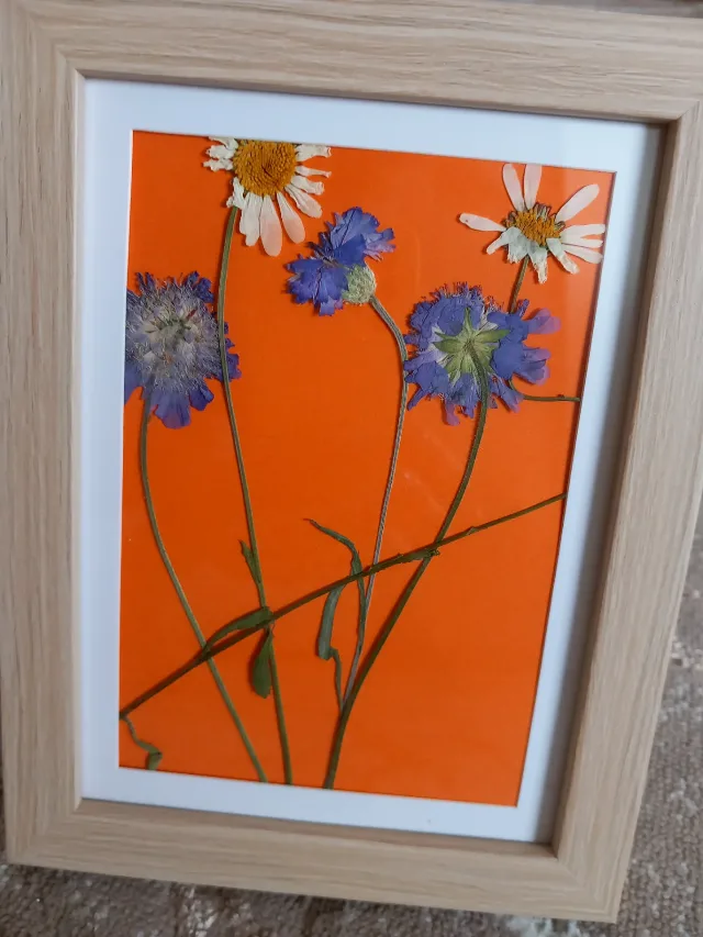 Tablou handmade cu flori – fotografia 3 din 5