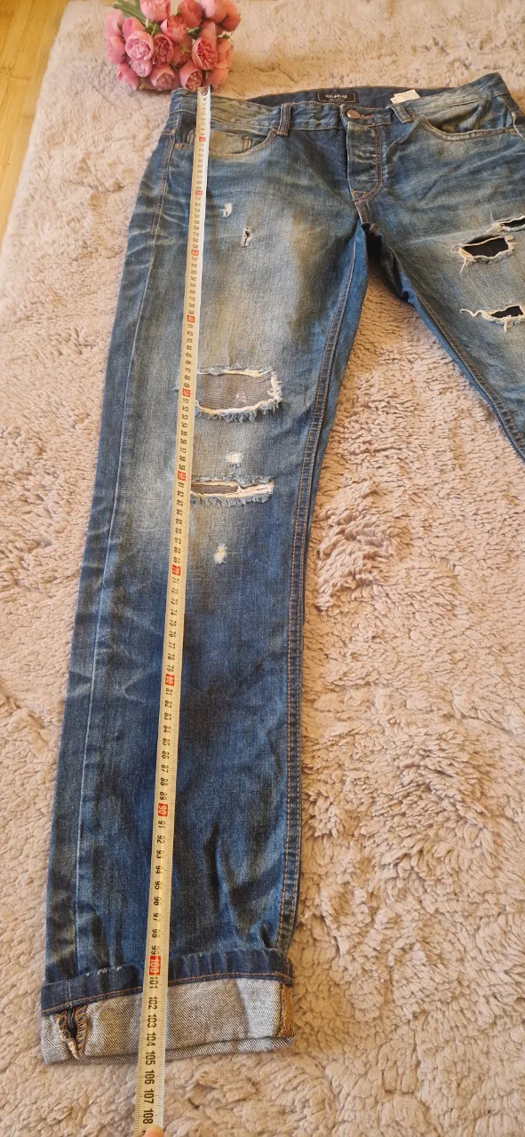 Blugi Pull&Bear stil Casual-streetwear, – fotografia 5 din 6