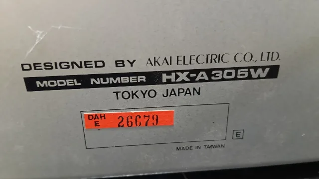 Dublu casetofon deck Akai hx -A305 – fotografia 3 din 8