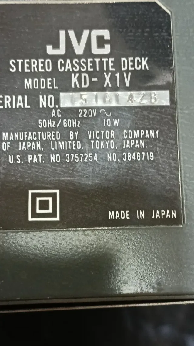 Casetofon deck JVC kd-x1v japonez – fotografia 3 din 8