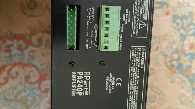 Amplificator de putere Apart pa 240p – fotografia 4 din 8