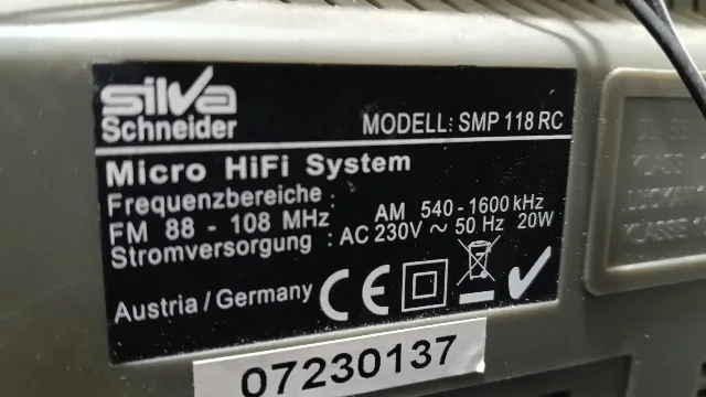 mini sistem stereo Silva Schneider – fotografia 3 din 8