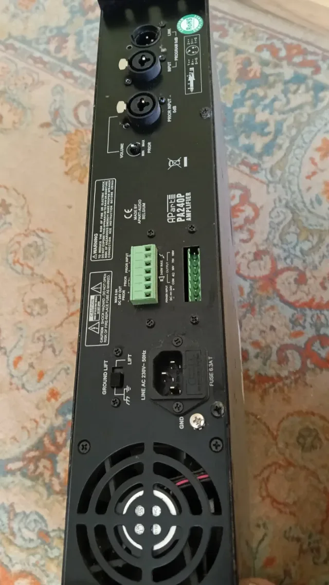 Amplificator de putere Apart pa 240p – fotografia 8 din 8