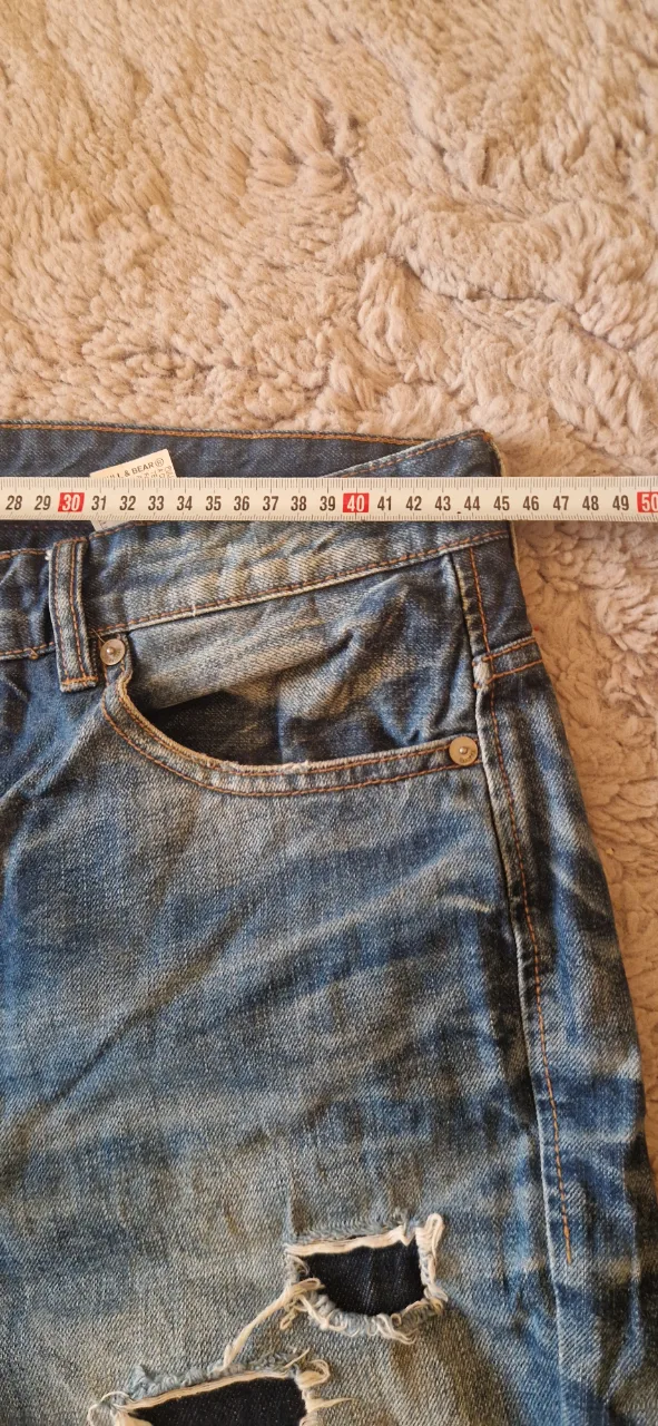 Blugi Pull&Bear stil Casual-streetwear, – fotografia 6 din 6