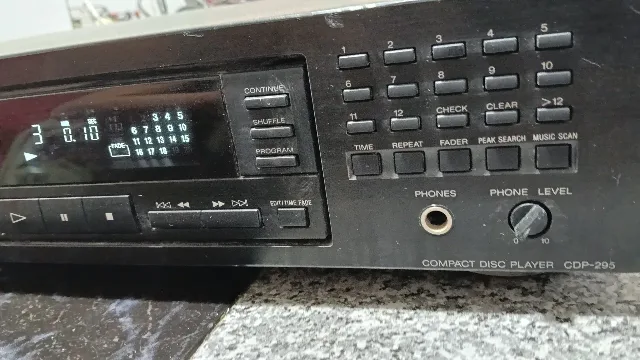 CD player deck stereo Sony cdp 295 – fotografia 2 din 8