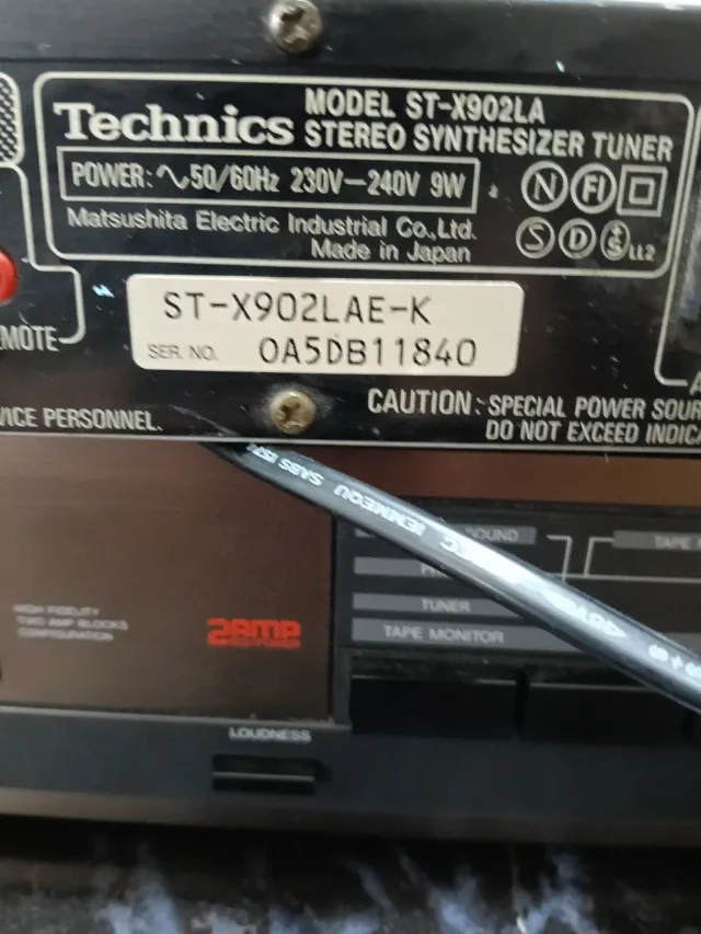Tuner Technics st-x902L – fotografia 7 din 8