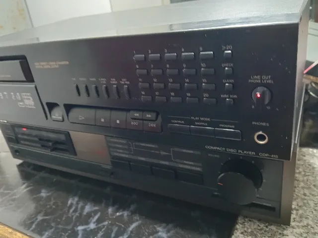 CD player deck stereo Sony cdp 415 – fotografia 1 din 8