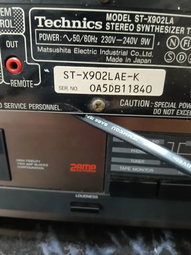 Tuner Technics st-x902L – fotografia 3 din 8