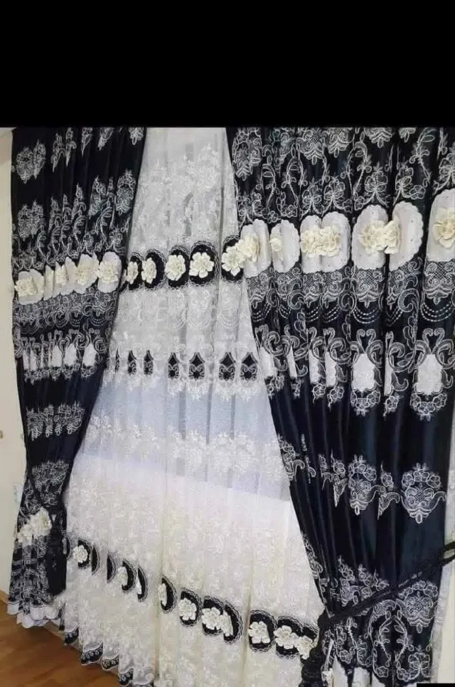 Vand perdele și draperii 3D lucrate după dimensiunile dorite de client pe comanda – fotografia 7 din 8