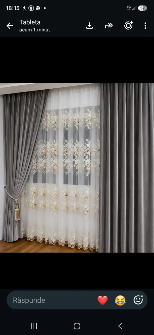 Vand perdele și draperii 3D lucrate după dimensiunile dorite de client pe comanda – fotografia 8 din 8