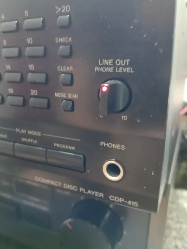 CD player deck stereo Sony cdp 415 – fotografia 8 din 8