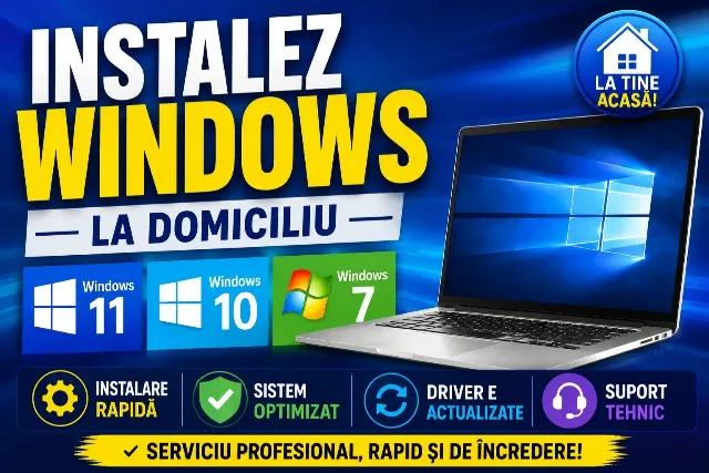 Instalez Windows Service - 11, 10, 7  -  90 lei Complet – fotografia 3 din 3