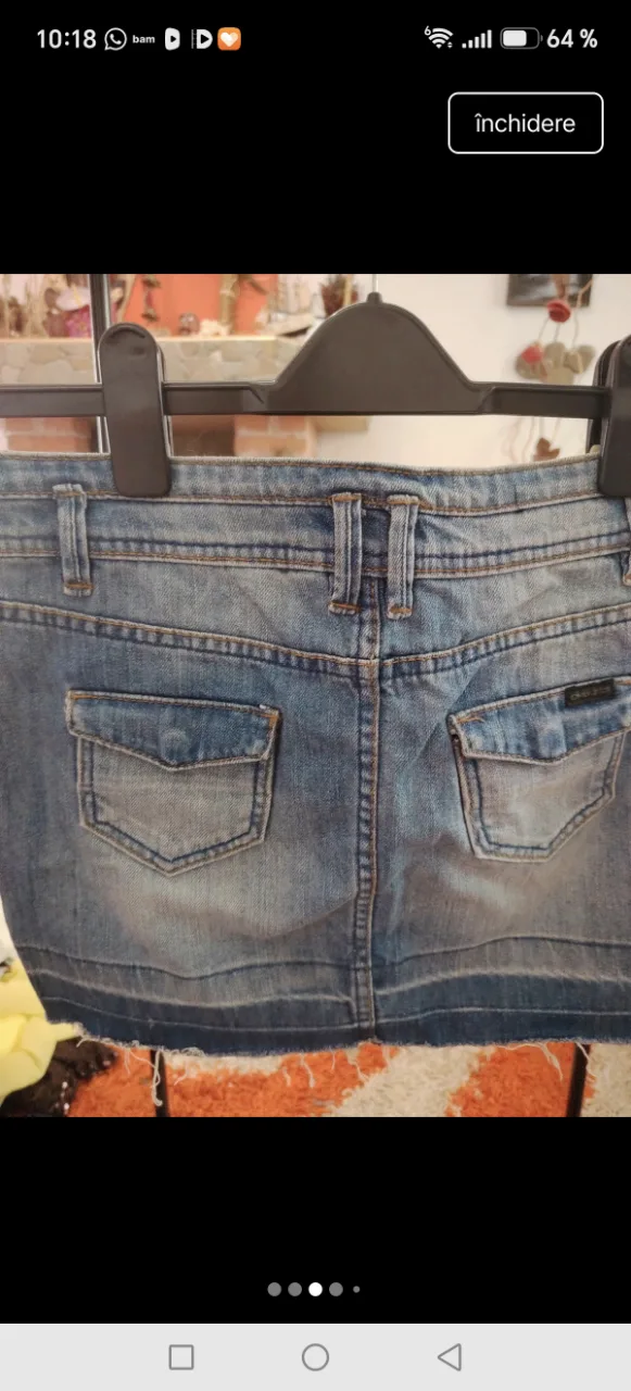 Fusta dama din denim, Only, noua cu eticheta. – fotografia 7 din 7