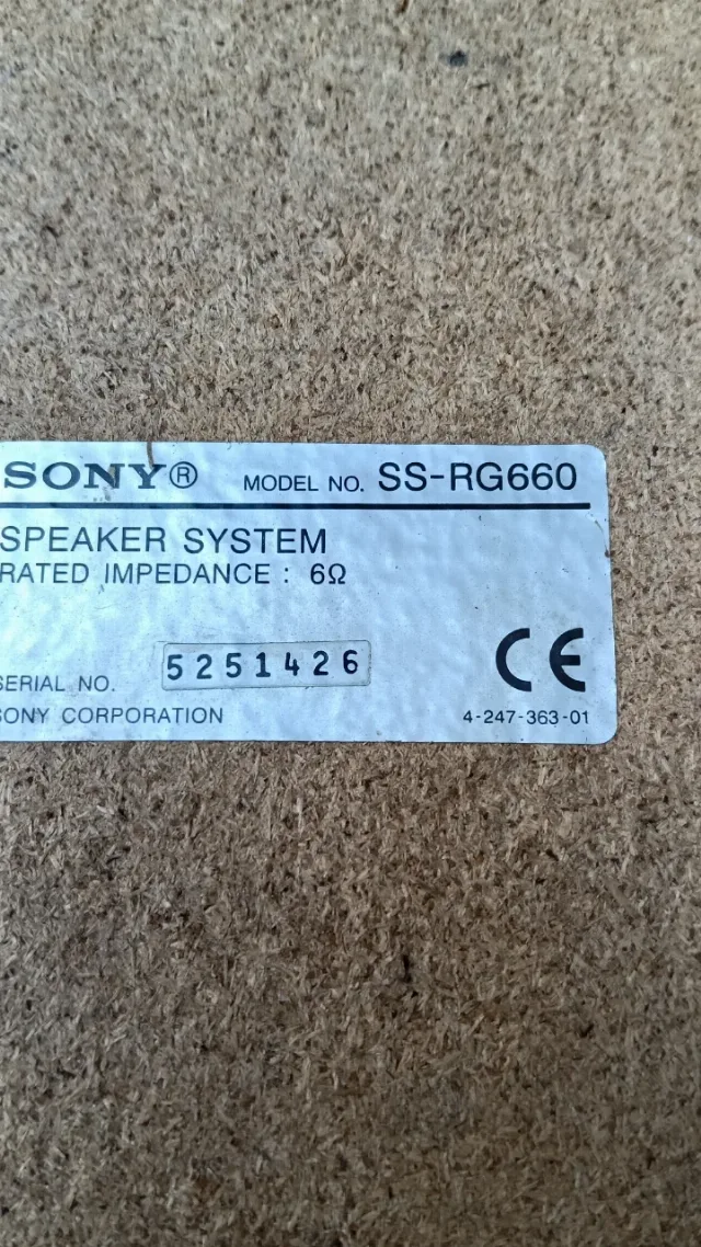 Boxe Sony SS -rg 666 dezmembrez – fotografia 3 din 8