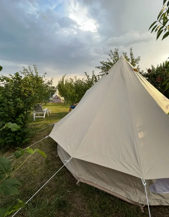 Cort glamping 4 m Bell Tent Sussex – fotografia 6 din 8