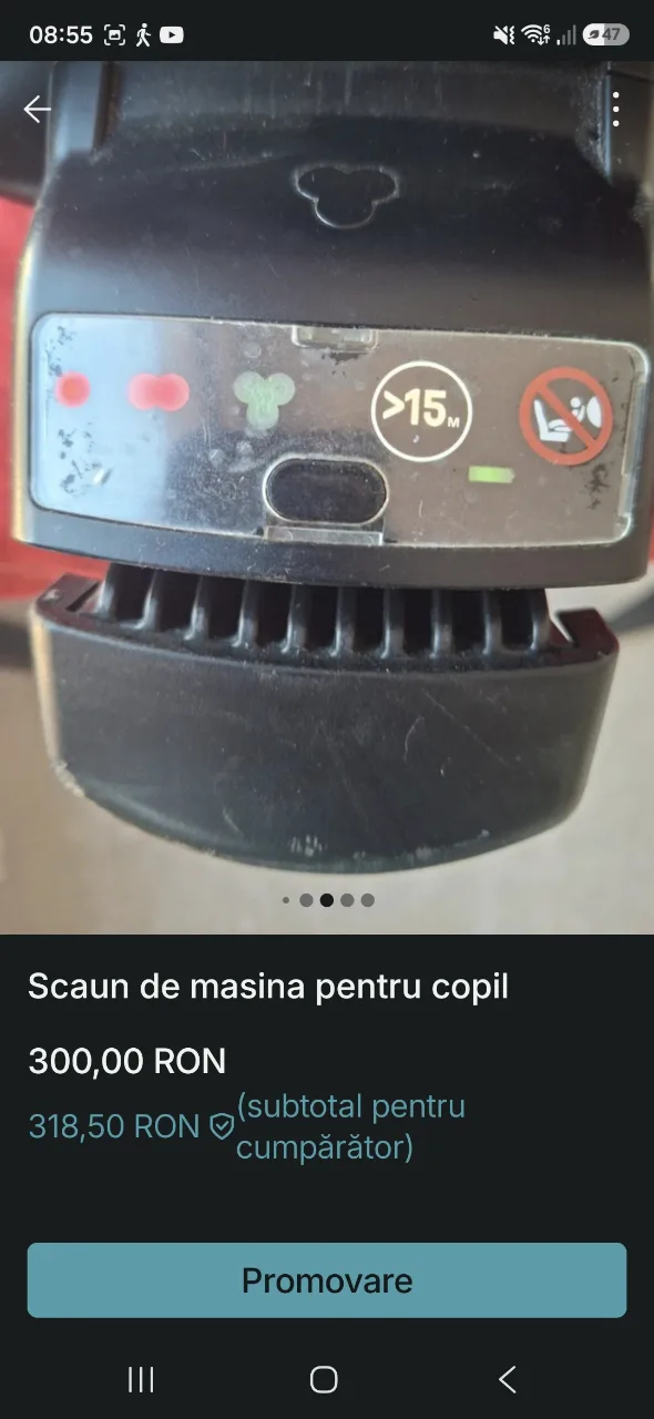 scaun de masina pentru bebelusi – fotografia 2 din 4