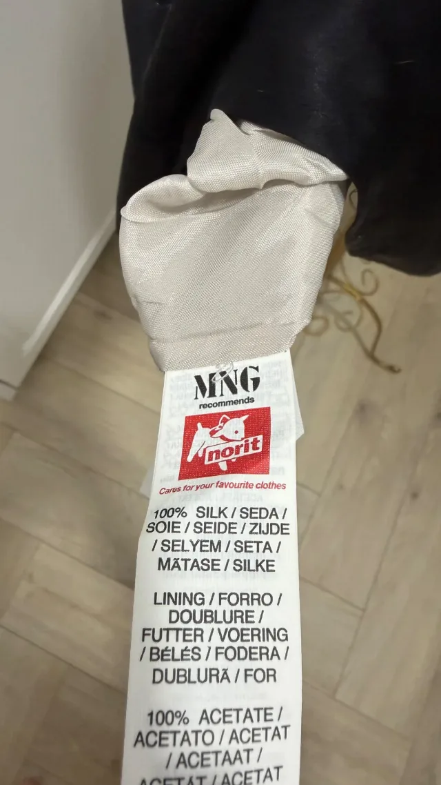 Rochie S Mango mătase naturală – fotografia 5 din 5