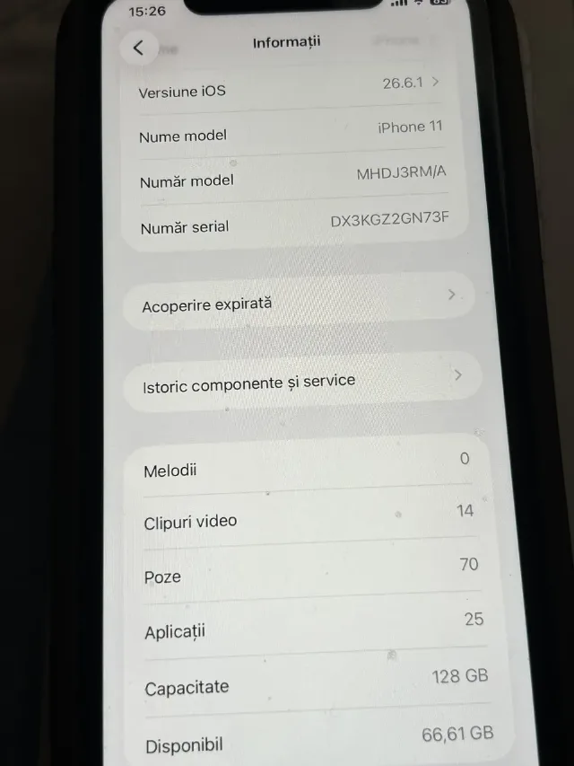 iPhone 11 , alb , 128 Gb , la cutie ! – fotografia 6 din 8
