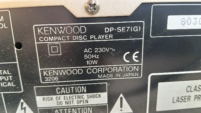 CD player deck Kenwood dp-se7 – fotografia 3 din 8