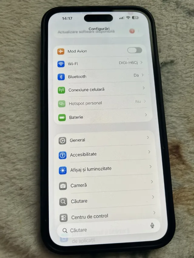 iPhone 15 Plus , black titanium , 128 Gb – fotografia 1 din 8
