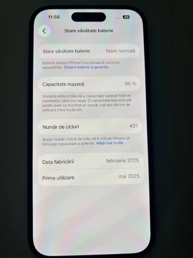 Vând / Schimb / iPhone 15, black ,5G ,1288gb – fotografia 3 din 8